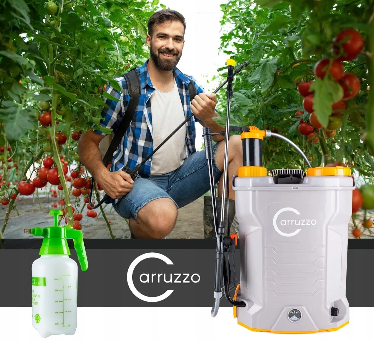 tlakový postrekovač na rastliny